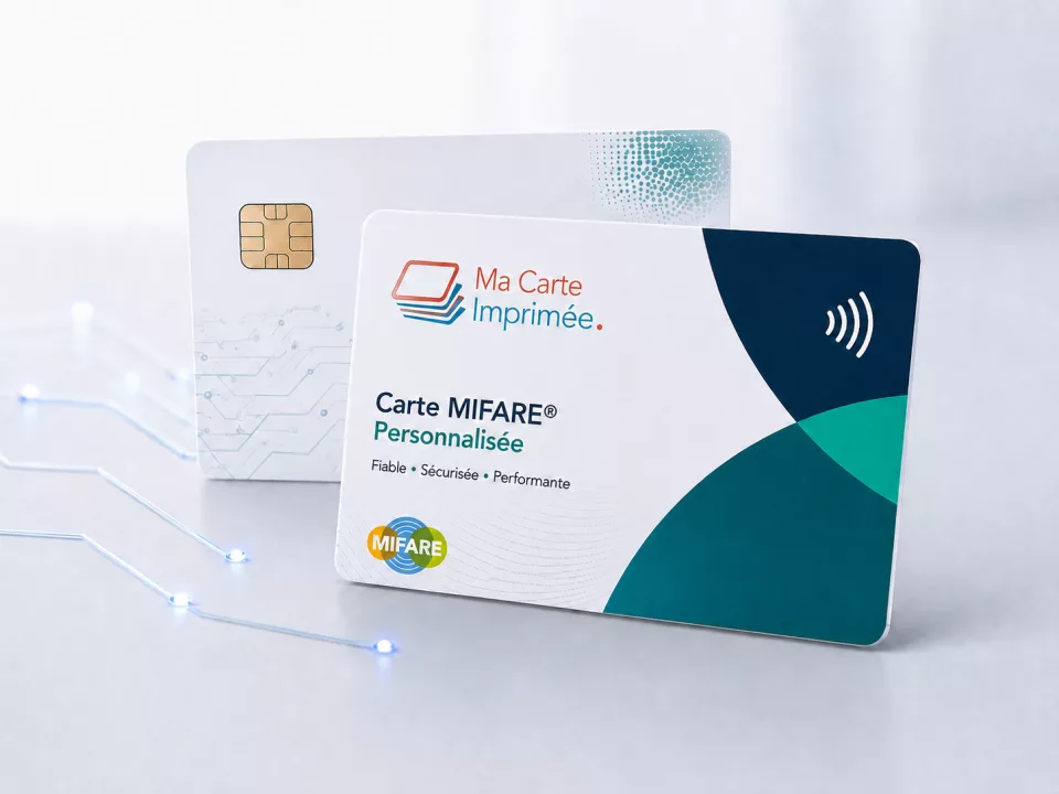 Carte RFID MIFARE personnalisée au format CR80