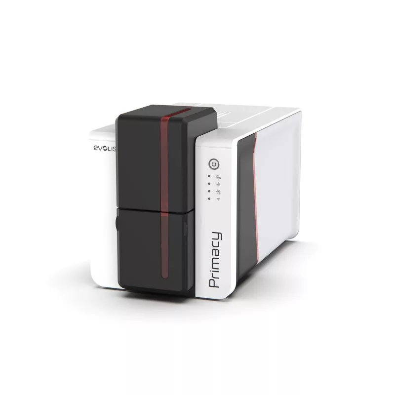 PM2-0019 Evolis Primacy 2, SpringCard Crazy Writer HSP Contactless, deux faces, 12 pts/mm (300 dpi), puce, écran, sans contact, USB, Ethernet, en kit (USB)