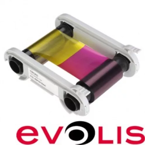 R5H004NAA - Ruban Couleur YMCKO demi-panneau Evolis