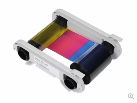 R7H006NAA - Ruban Couleur YMCKOKO demi-panneau Evolis