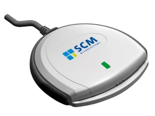 775-3310-02 - Lecteur de Carte à Puce à Contact Identiv SCR3310 v2  USB