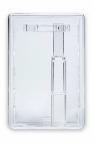 YA316-P - Porte-Badge Éjecteur à Glissière (Format Vertical) 86x54