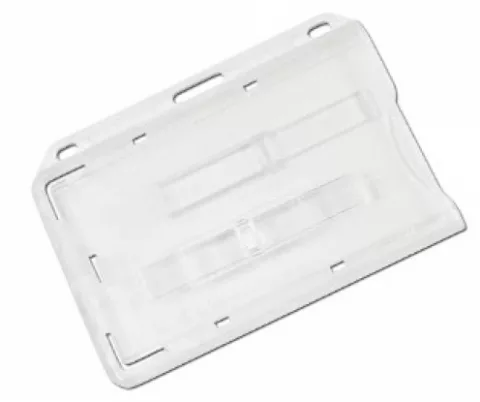 YA316-L(D) - Porte-Badge Éjecteur à Glissière Double Face (2 cartes) 86x54mm