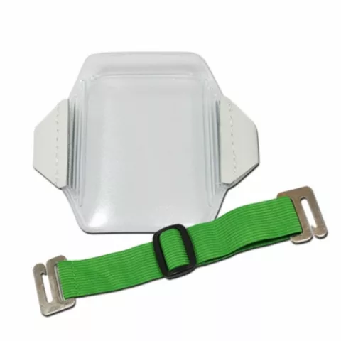 Porte-badge brassard format vertical vert - Lot de 100 — accessoire Ingenia