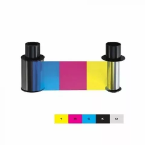 045612 - Ruban Couleur YMCKK Fargo