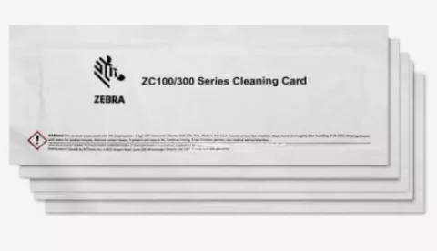 105999-311-01 - Kit de Nettoyage Zebra pour Imprimantes ZC100/ZC300 - 5 Cartes — accessoire Zebra
