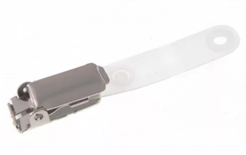 1411000 - Pince bretelle avec lanière vinyle transparente