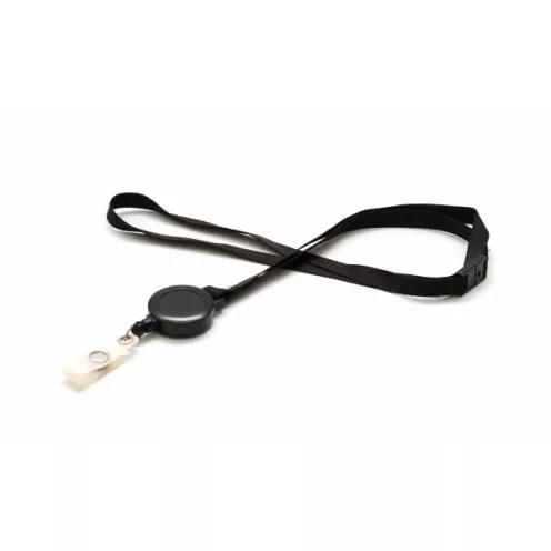 1437100 - Tour de cou plat Noir roi Zipcord