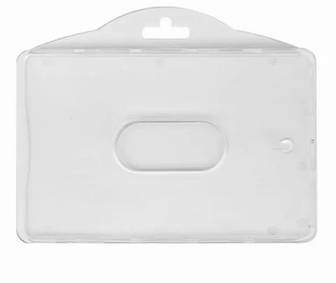 1454310- Porte-badges rigide 86x54 horizontal  2 badges