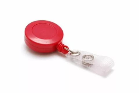 1460043 - Zip Enrouleur Rouge Avec Attache renforcée
