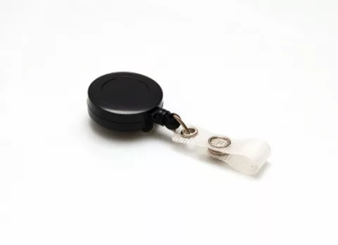 1460044 - Zip Enrouleur Noir avec Attache renforcée